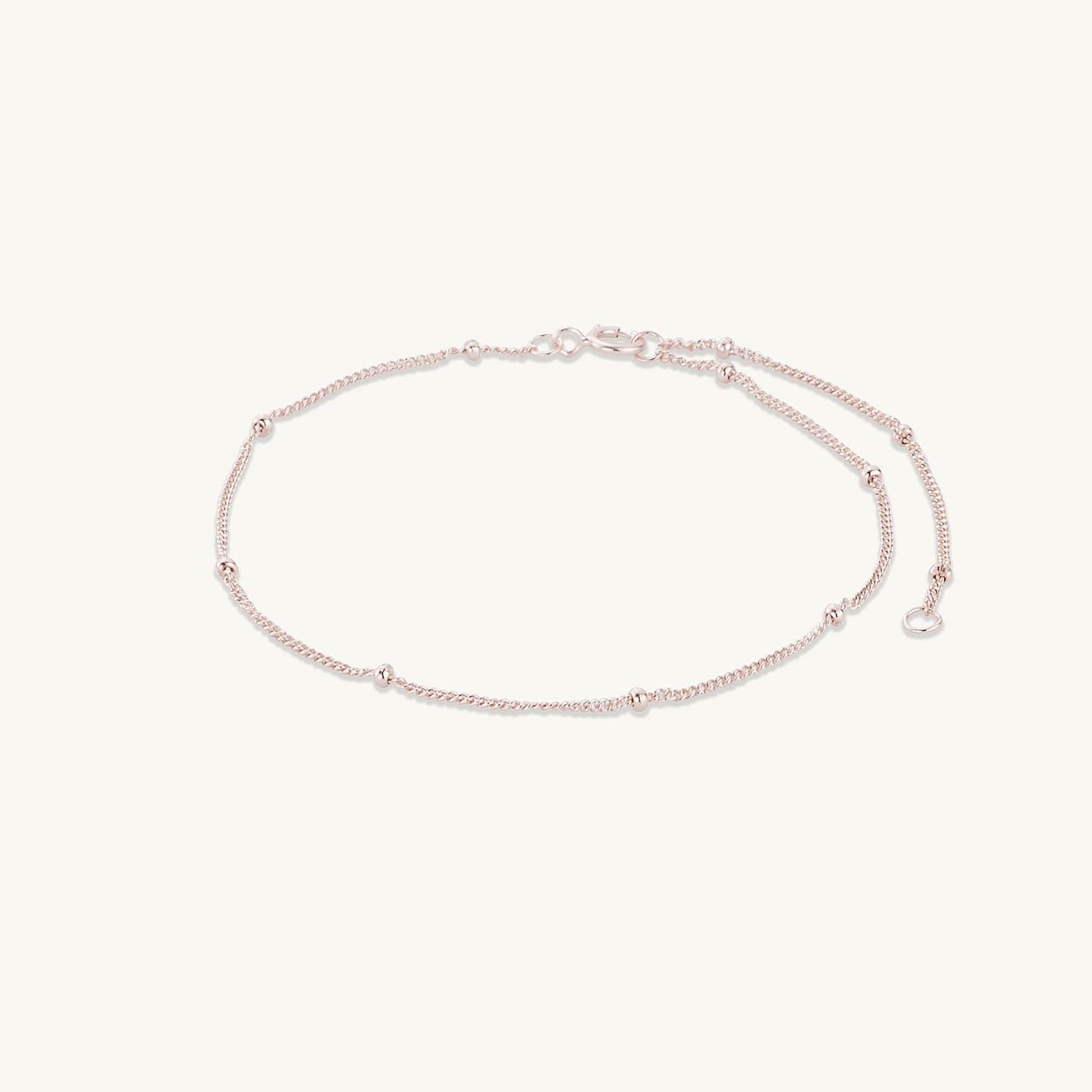 Satellite chain bracelet, sterling silver base with thick 18k gold layer
