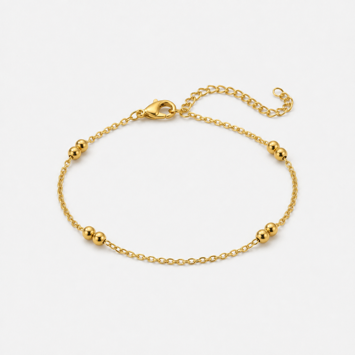 14K Gold-Plated Satellite Chain Bracelet - Gold