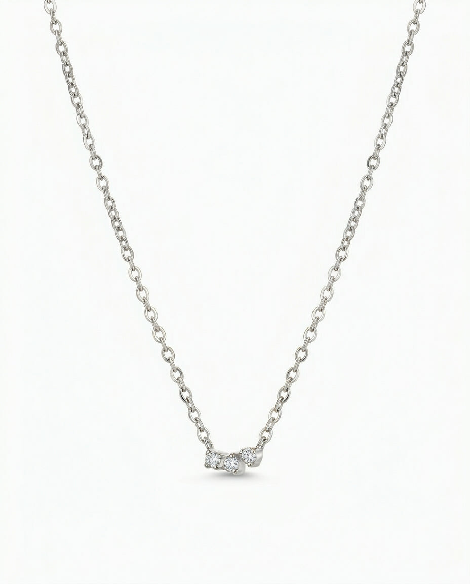 Mika pendant necklace in silver