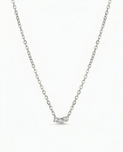 Mika pendant necklace in silver