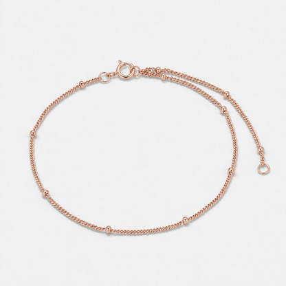 Satellite Chain Bracelet - 18k Rose Gold Vermeil