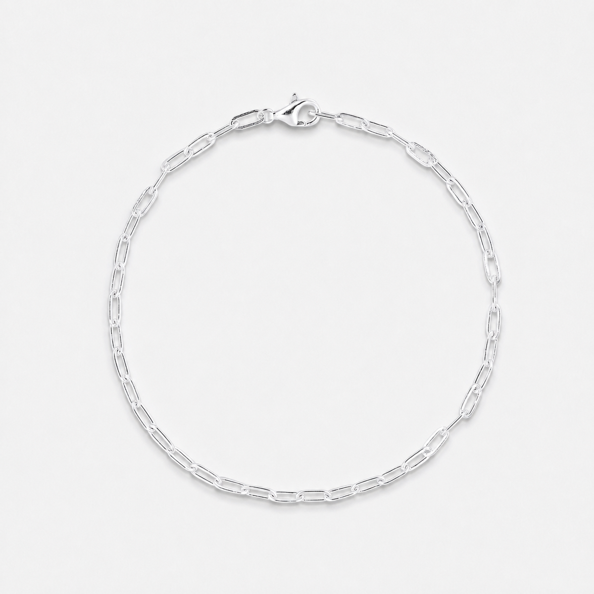 Link Chain Stacking Bracelet - Sterling Silver