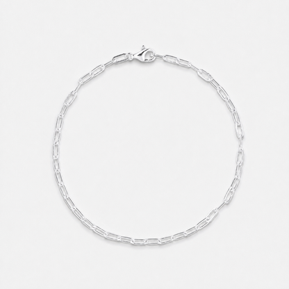 Link Chain Stacking Bracelet - Sterling Silver