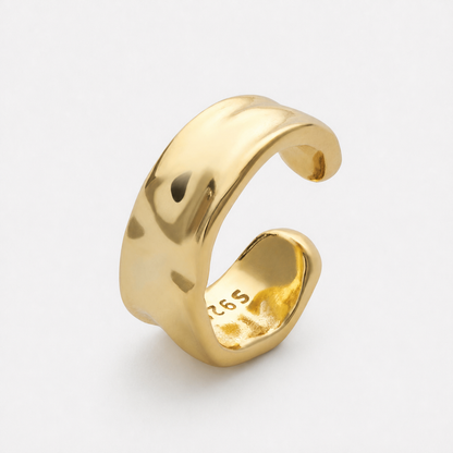 14K Gold-Plated Ear Cuff No Piercing Needed — Gold — Vessaly