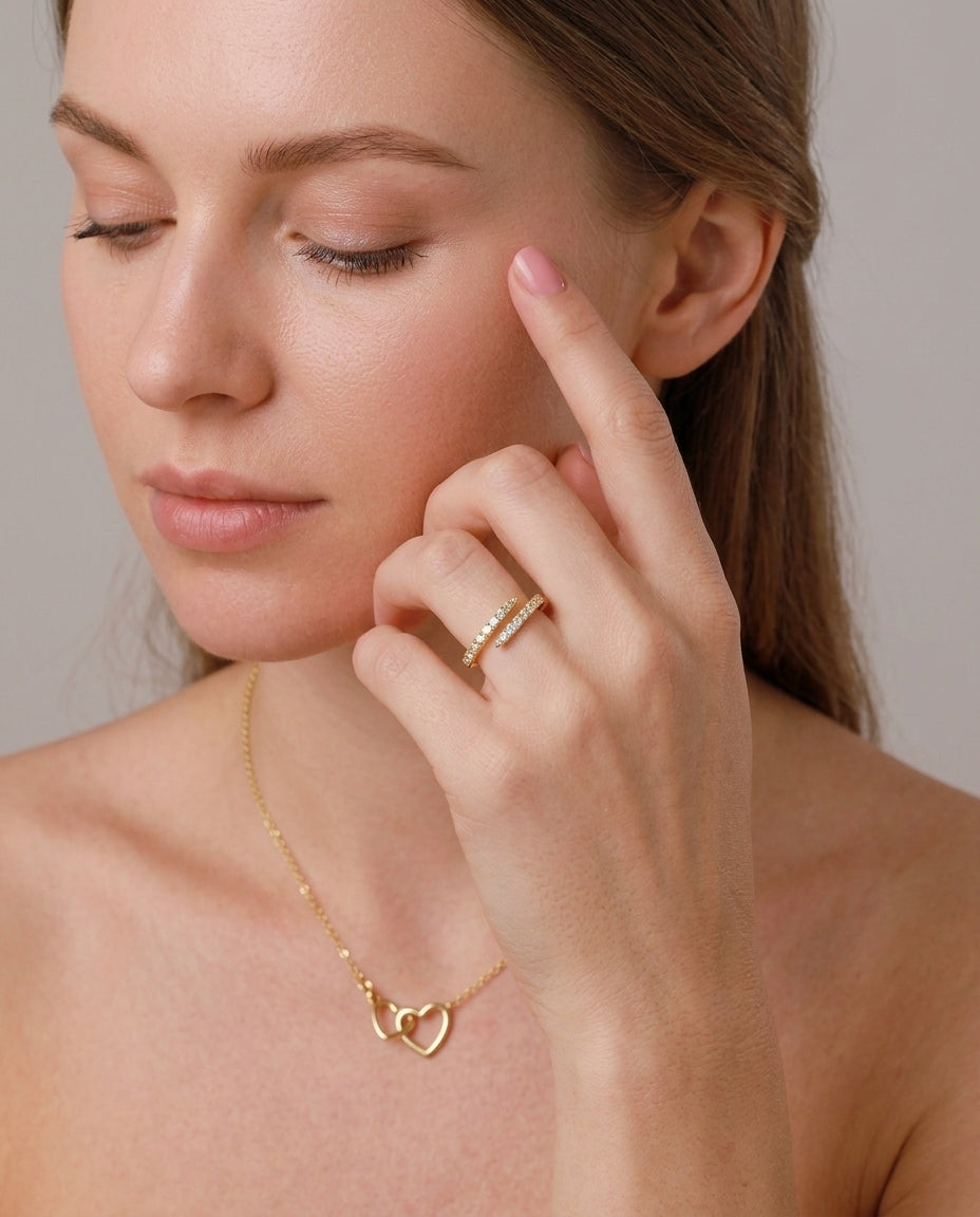 Pavé Crystal Layer Ring