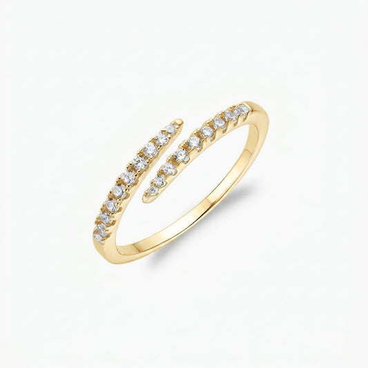 Pavé Crystal Layer Ring