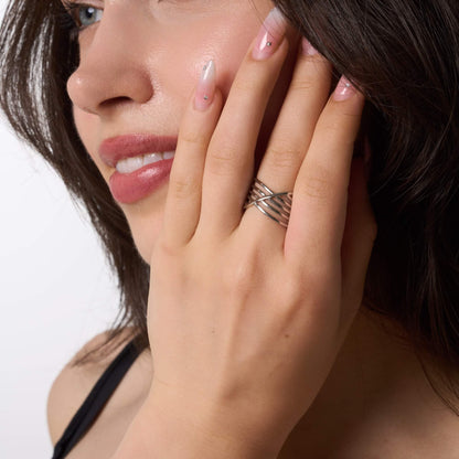 Miranda ring shown with elegant styling