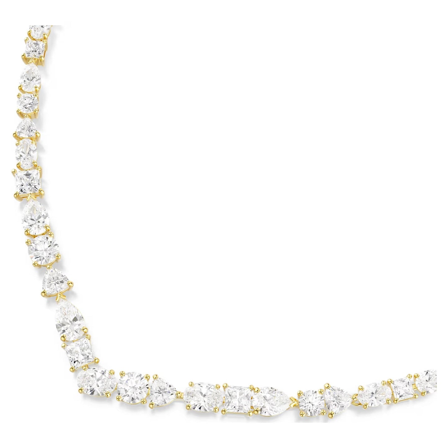Mitzi V-necklace shown with elegant evening look