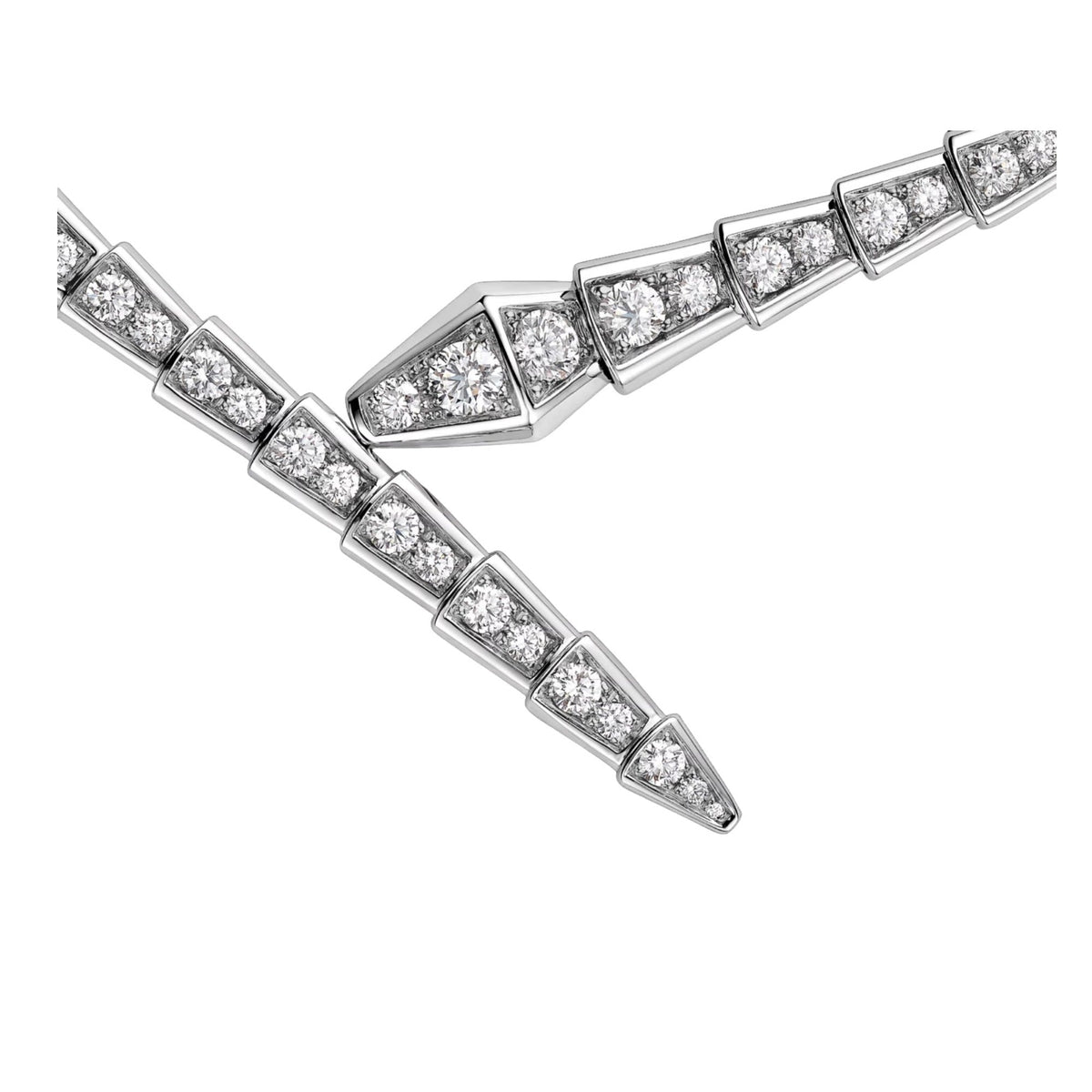 Serpent choker necklace alternative angle – Vessaly