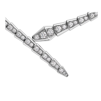 Serpent choker necklace alternative angle – Vessaly
