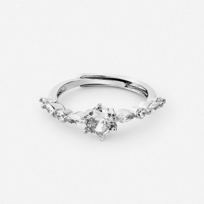 Nicole ring shown in alternative styling