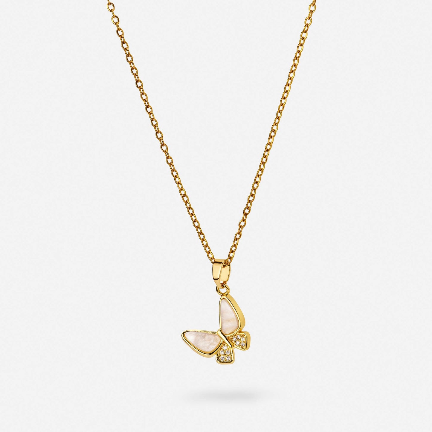 butterfly pendant necklace for women