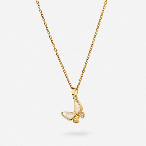 butterfly pendant necklace for women