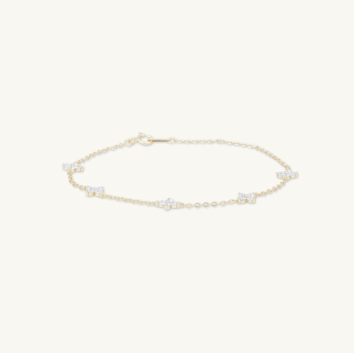 Clover station chain bracelet variation A
