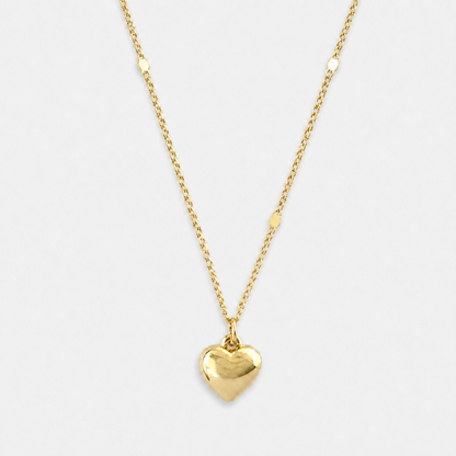 Dainty Love Pendant Clavicle Necklace - Gold