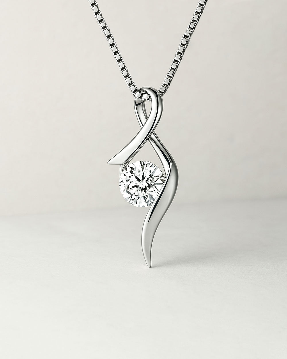 Sterling silver pendant necklace, 925 silver jewellery by Ravyena