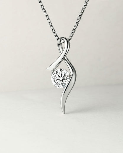Sterling silver pendant necklace, 925 silver jewellery by Ravyena