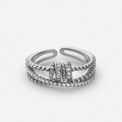Rose gold eternal knot ring – Vessaly