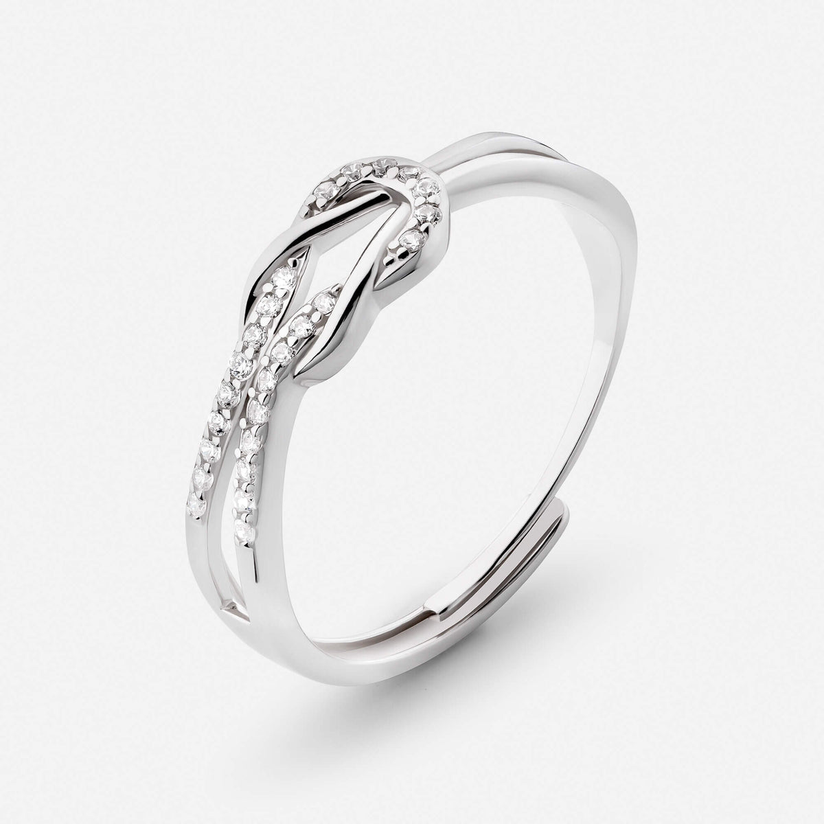 Rose gold knot thumb ring – Vessaly