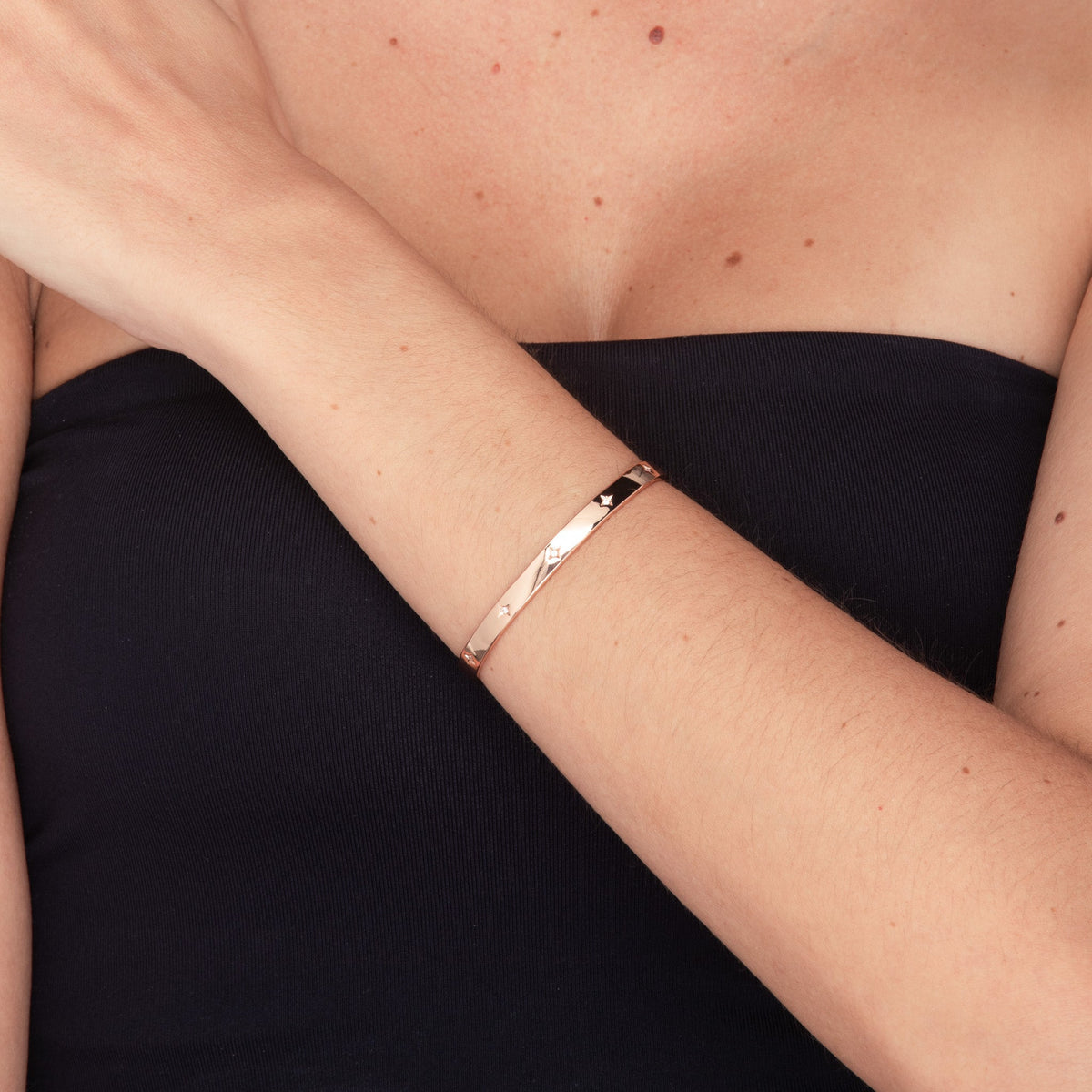 Celestial bangle bracelet variation F