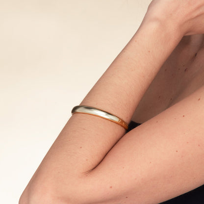 North star bangle variation D in gold