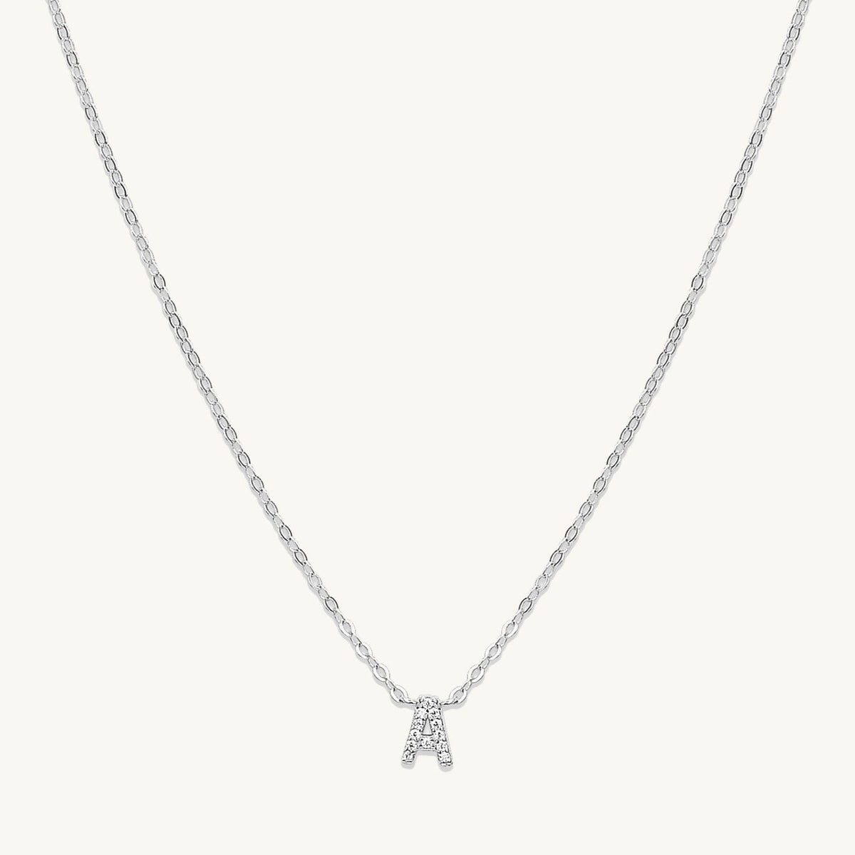 Sapphire initial pendant variation G, refined design